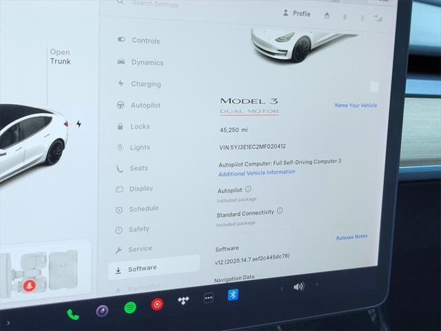 used 2021 Tesla Model 3 car, priced at $27,000