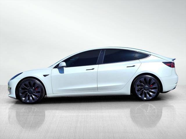 used 2021 Tesla Model 3 car, priced at $27,000