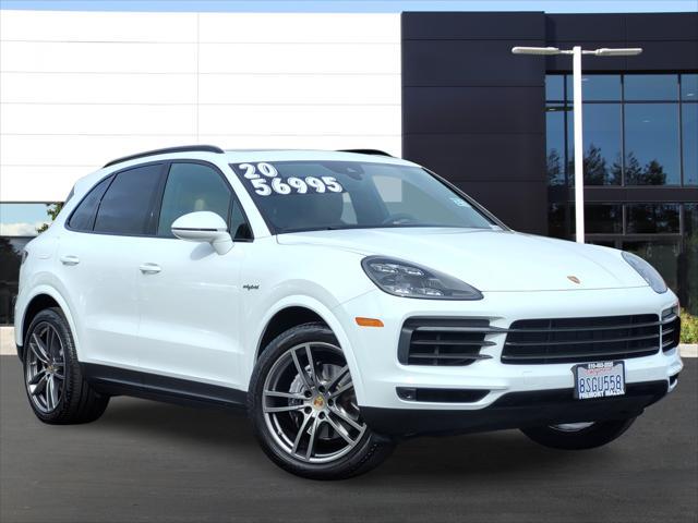 used 2020 Porsche Cayenne E-Hybrid car, priced at $56,995