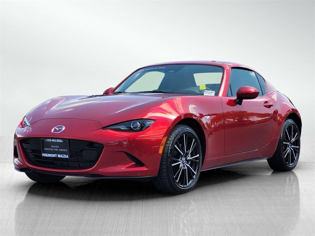 used 2024 Mazda MX-5 Miata RF car, priced at $36,500