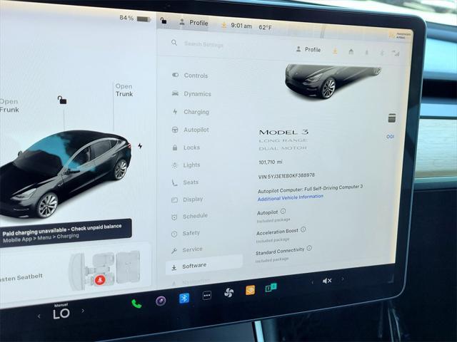 used 2019 Tesla Model 3 car, priced at $20,000