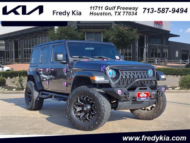 used 2019 Jeep Wrangler Unlimited car, priced at $28,678