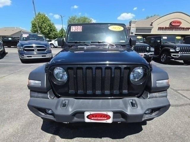 used 2021 Jeep Wrangler car, priced at $26,600