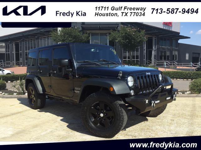 used 2017 Jeep Wrangler Unlimited car, priced at $21,990