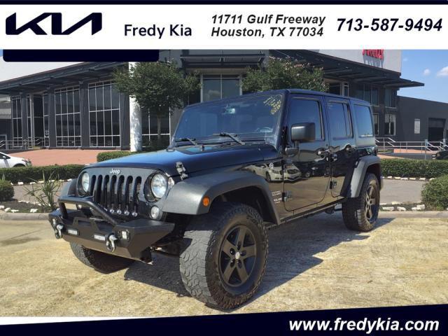 used 2017 Jeep Wrangler Unlimited car, priced at $21,990