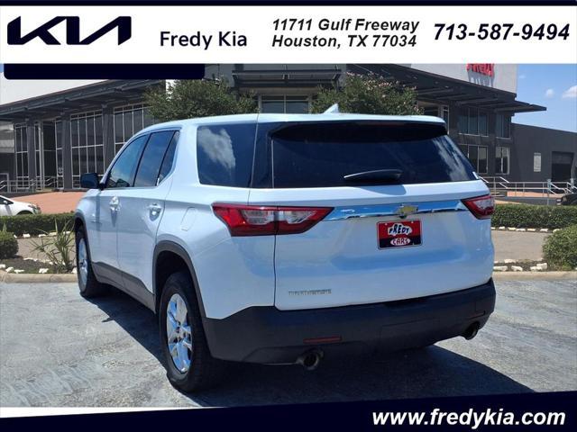 used 2020 Chevrolet Traverse car, priced at $15,348
