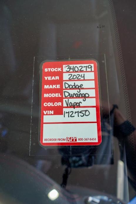 new 2024 Dodge Durango car, priced at $46,460