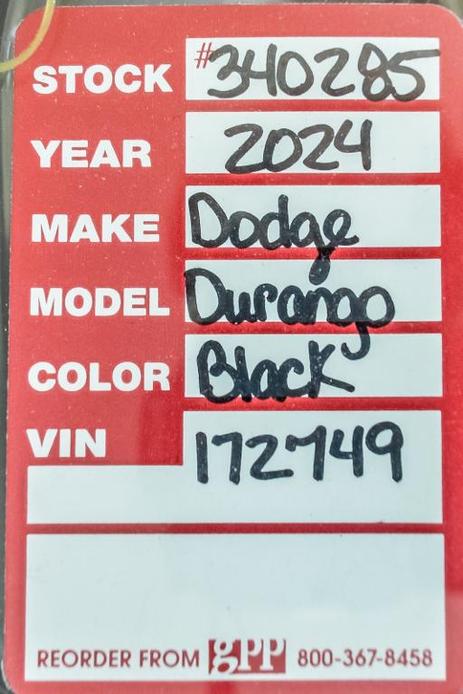 new 2024 Dodge Durango car, priced at $46,105