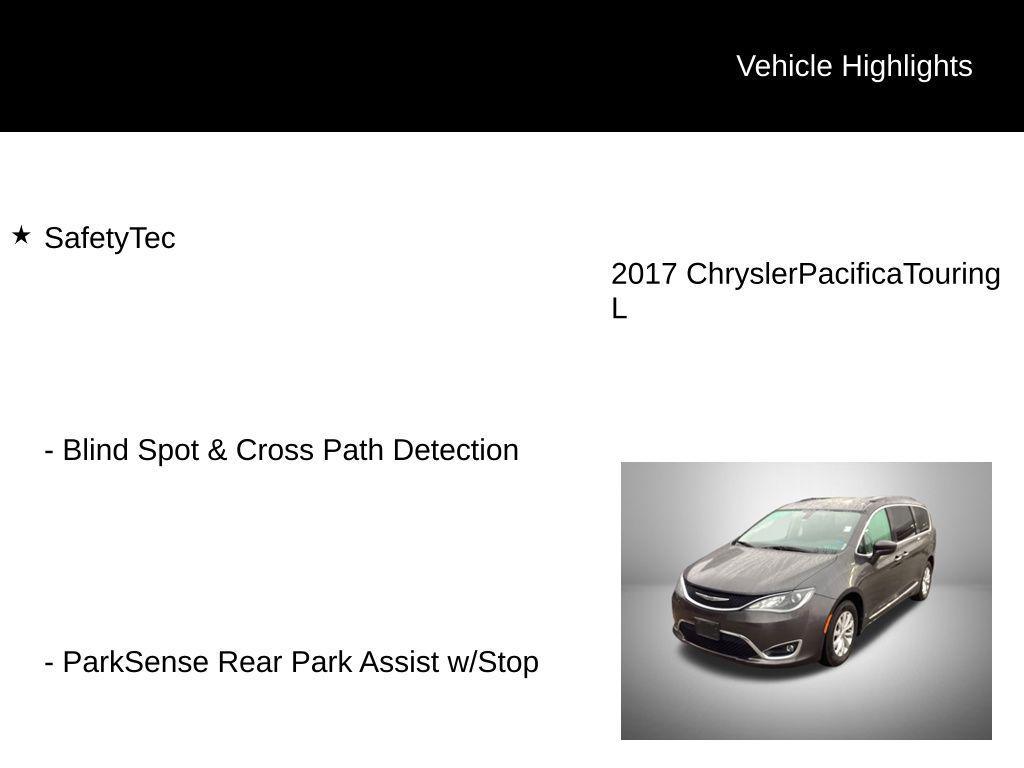 used 2017 Chrysler Pacifica car, priced at $13,121