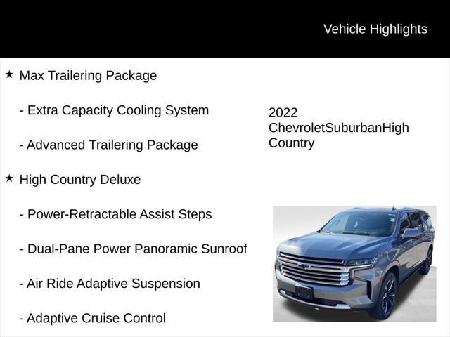 used 2022 Chevrolet Suburban car, priced at $51,620