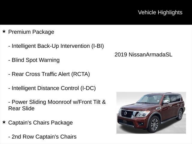 used 2019 Nissan Armada car, priced at $28,644