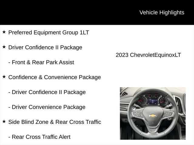 used 2023 Chevrolet Equinox car, priced at $25,059