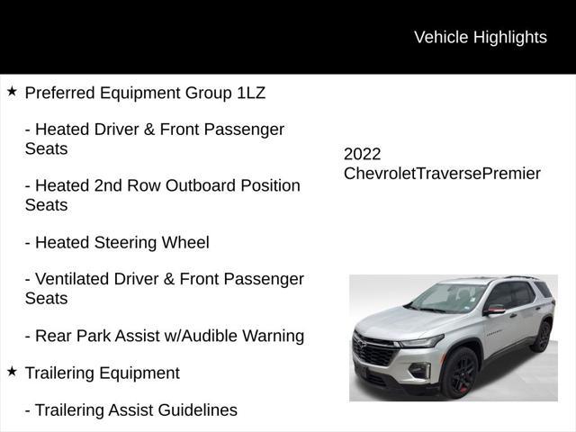 used 2022 Chevrolet Traverse car, priced at $31,095