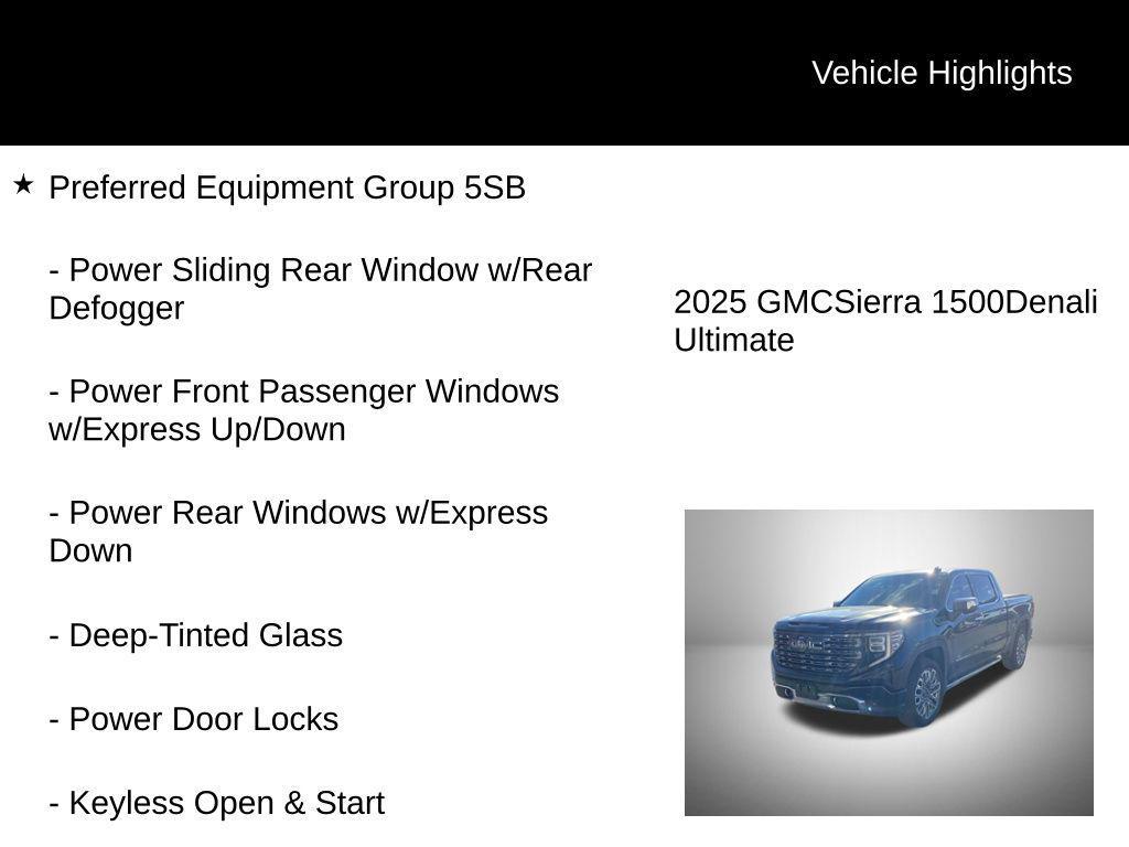 used 2025 GMC Sierra 1500 car, priced at $66,789