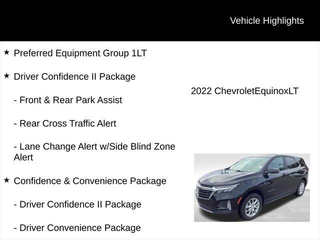 used 2022 Chevrolet Equinox car, priced at $24,241