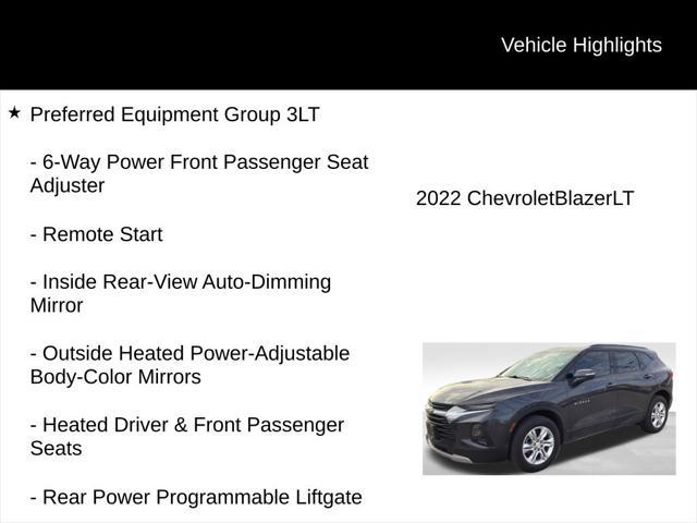 used 2022 Chevrolet Blazer car, priced at $22,921