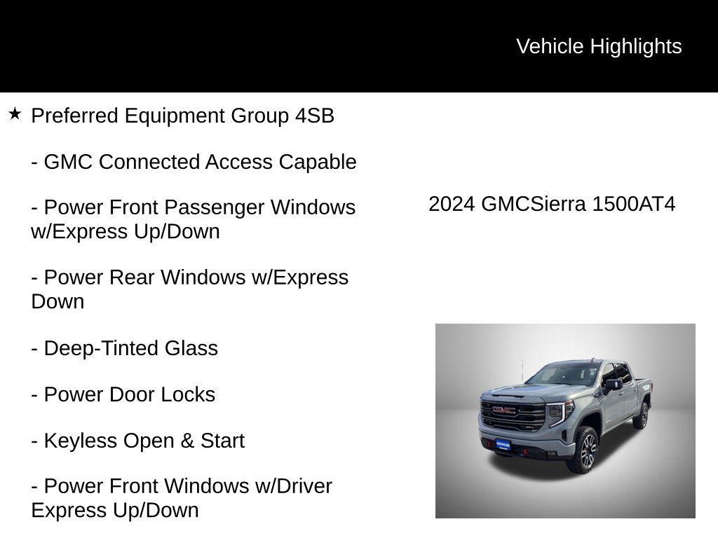 used 2024 GMC Sierra 1500 car, priced at $59,994