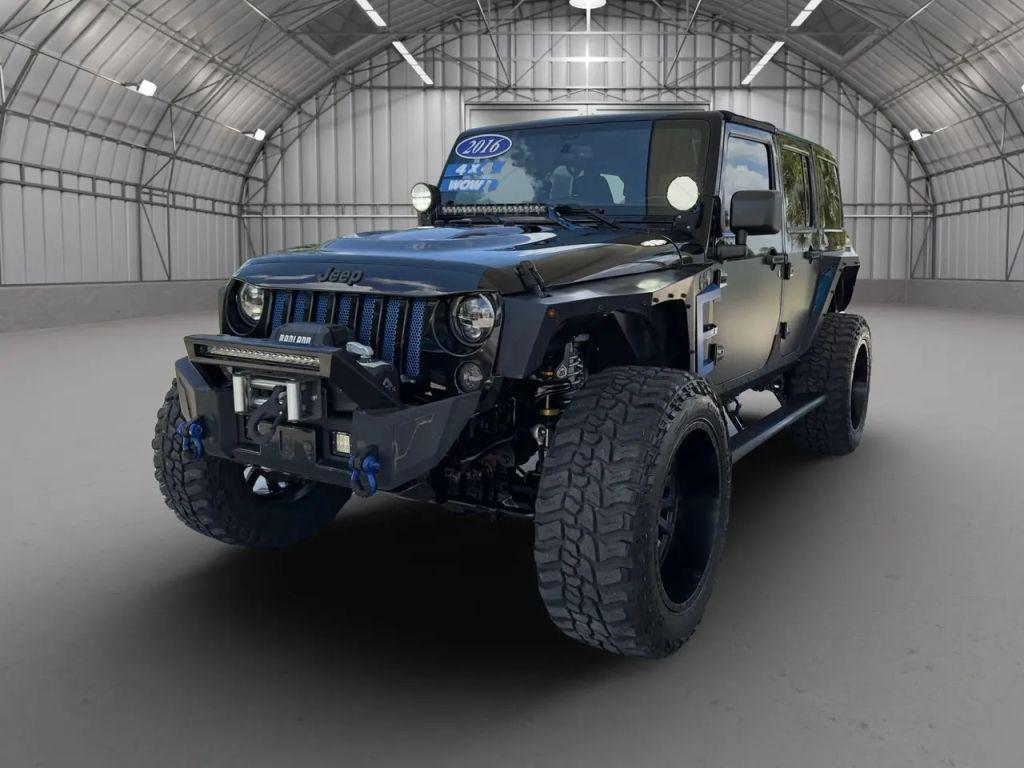 used 2016 Jeep Wrangler Unlimited car, priced at $23,500