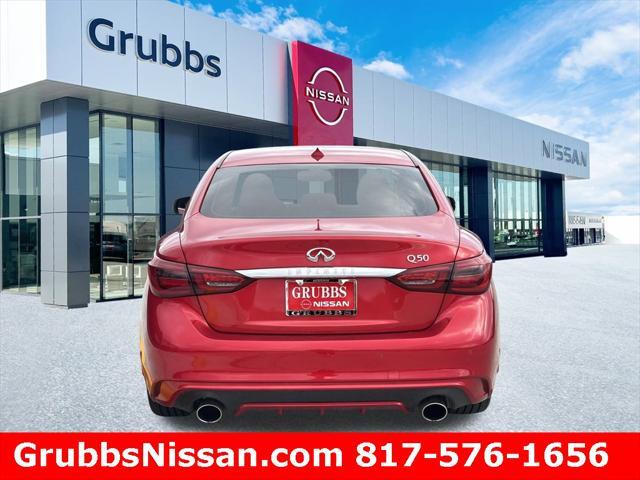 used 2021 INFINITI Q50 car, priced at $27,988