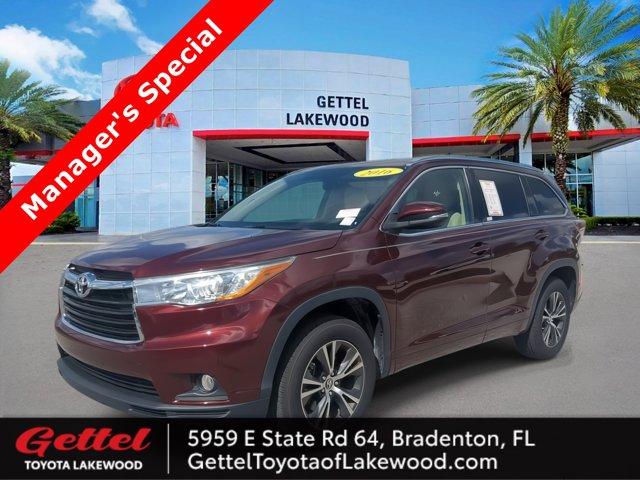 used 2016 Toyota Highlander car, priced at $19,189