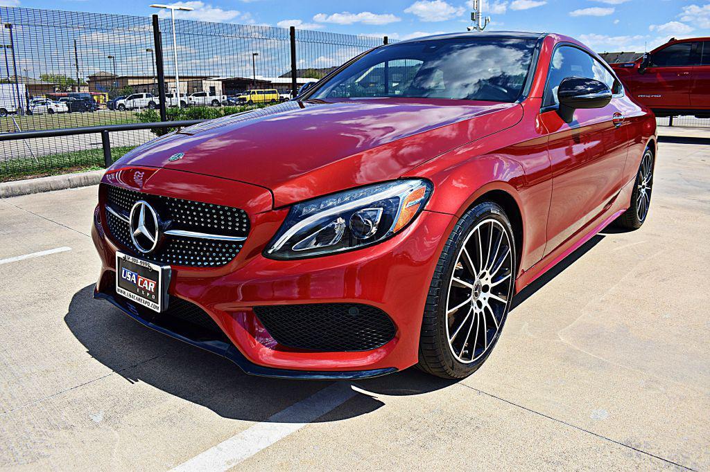 used 2018 Mercedes-Benz C-Class car, priced at $28,900
