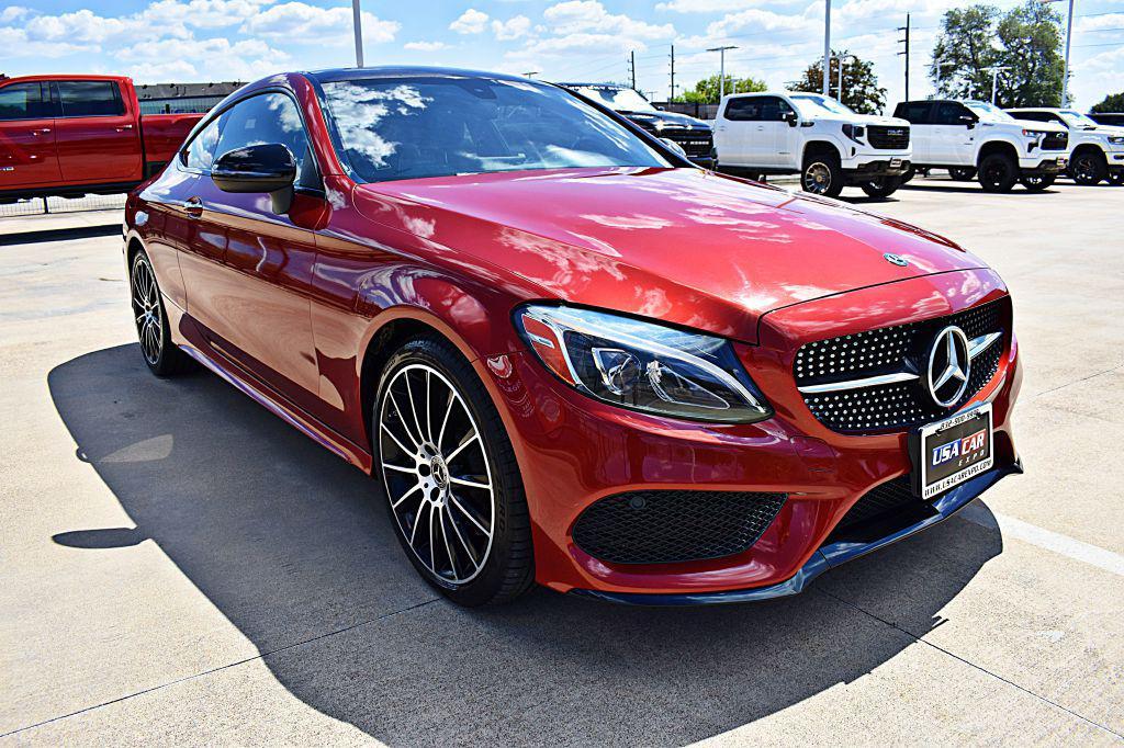 used 2018 Mercedes-Benz C-Class car, priced at $28,900