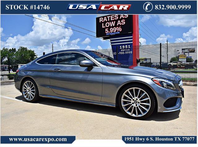 used 2017 Mercedes-Benz C-Class car, priced at $21,850