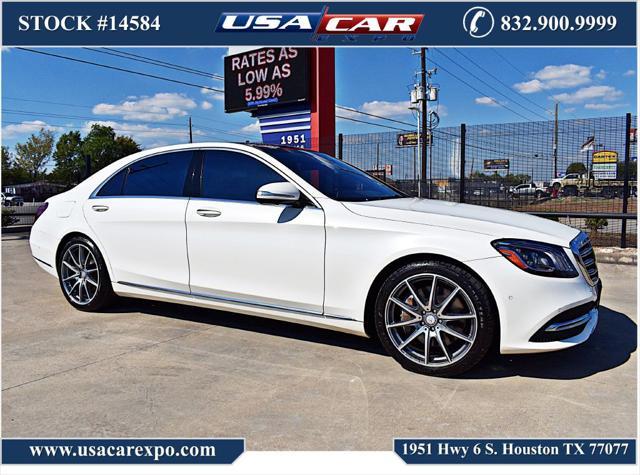 used 2018 Mercedes-Benz S-Class car, priced at $32,850