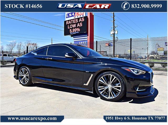 used 2017 INFINITI Q60 car, priced at $26,850