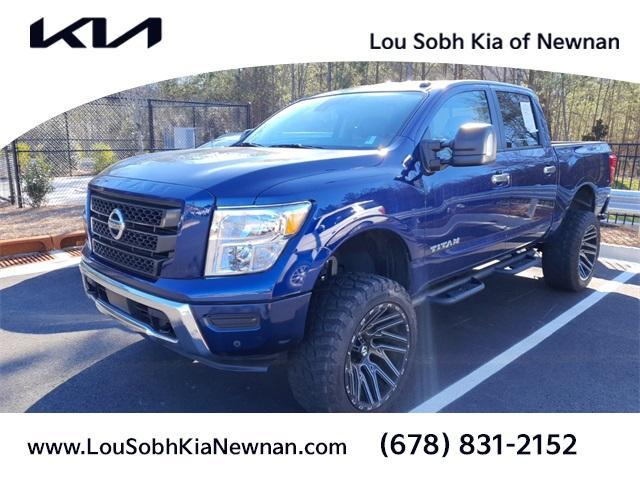 used 2021 Nissan Titan car, priced at $37,747