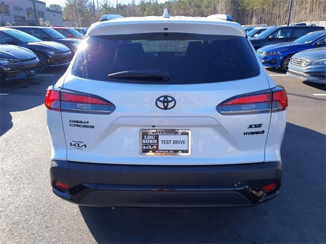 used 2024 Toyota Corolla Cross Hybrid car, priced at $29,916