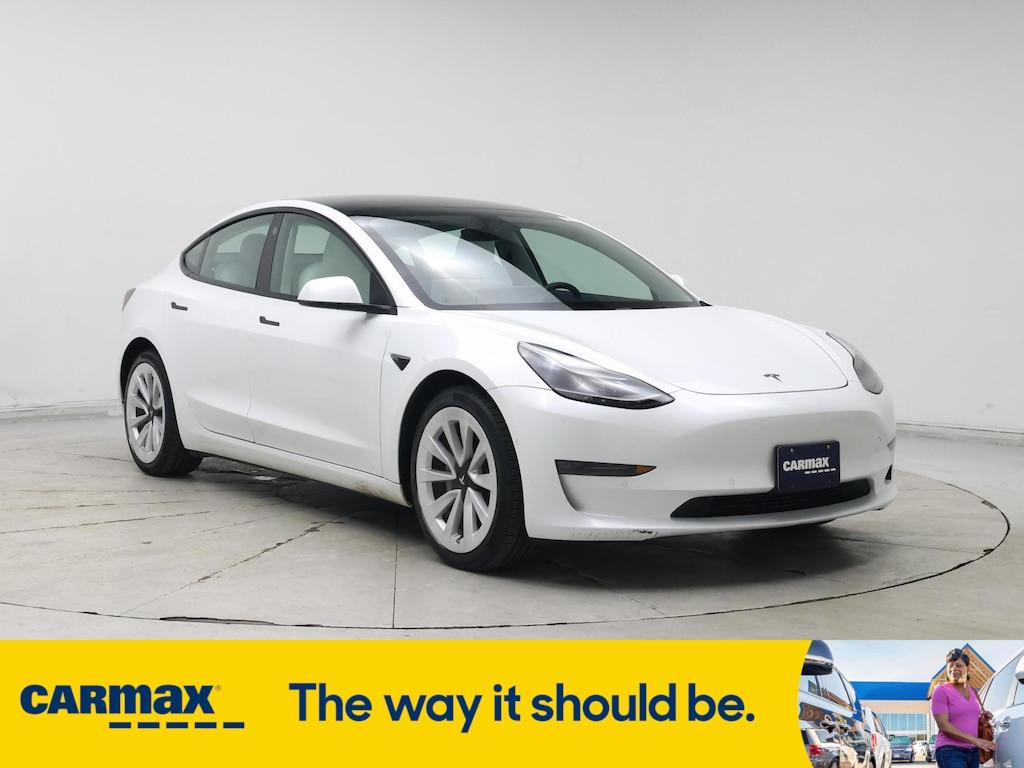 used 2022 Tesla Model 3 car, priced at $31,998