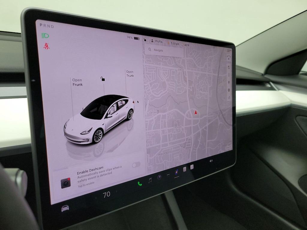used 2022 Tesla Model 3 car, priced at $31,998