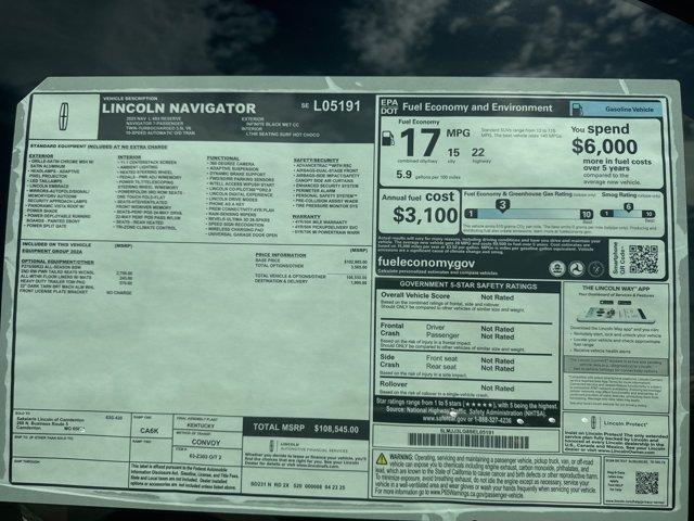 new 2025 Lincoln Navigator L car