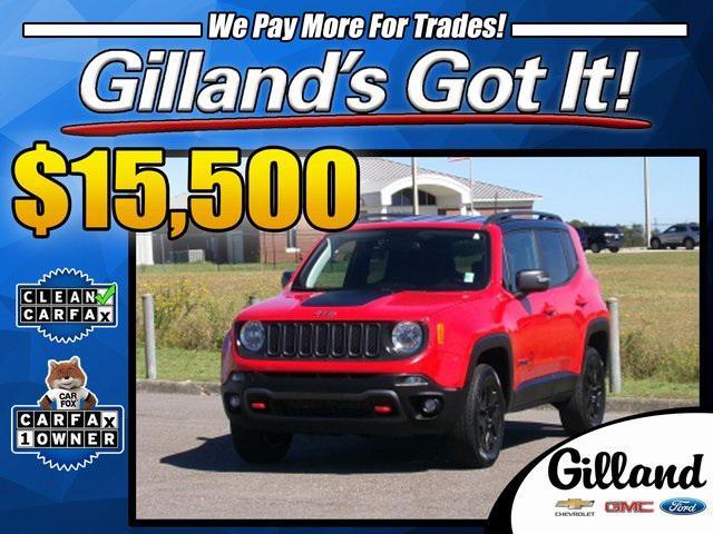 used 2018 Jeep Renegade car, priced at $15,500