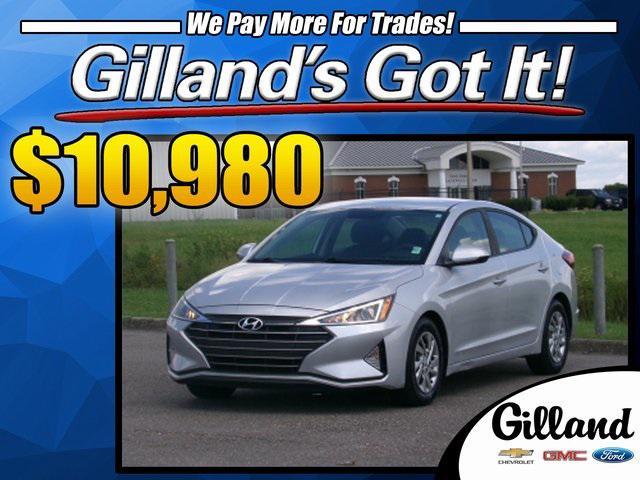 used 2019 Hyundai Elantra car, priced at $10,980