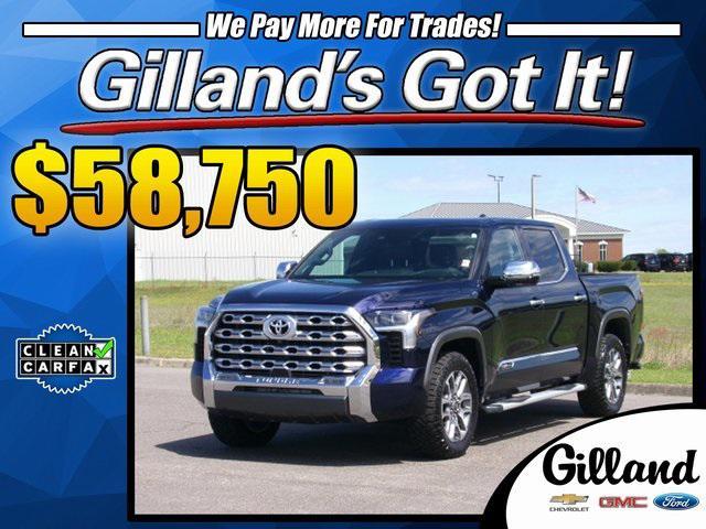 used 2023 Toyota Tundra car, priced at $58,750
