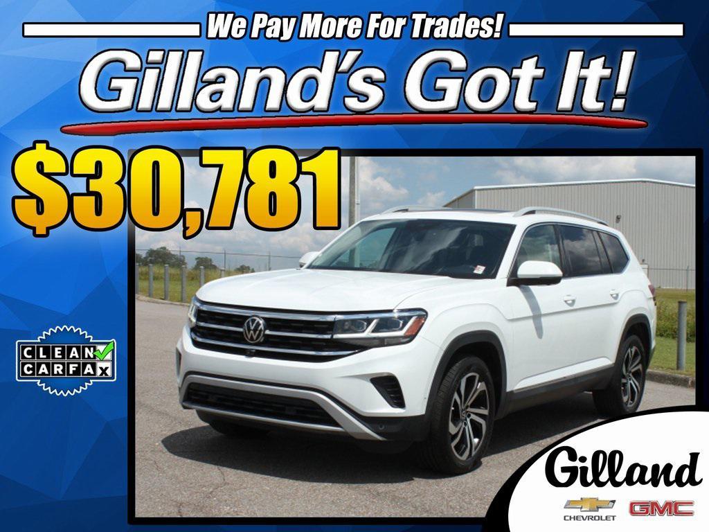 used 2021 Volkswagen Atlas car, priced at $30,781