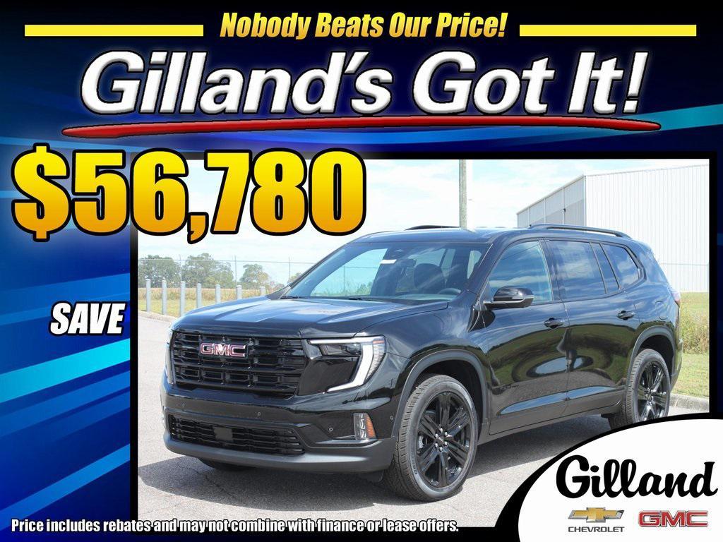 new 2026 GMC Acadia car, priced at $56,780