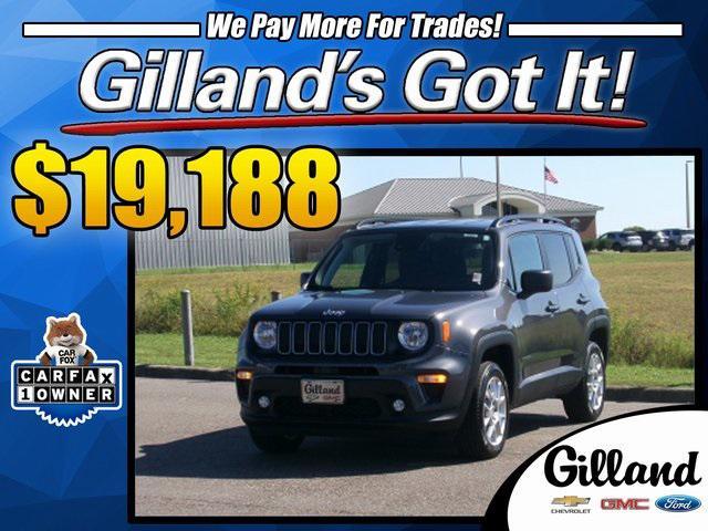 used 2022 Jeep Renegade car, priced at $19,188