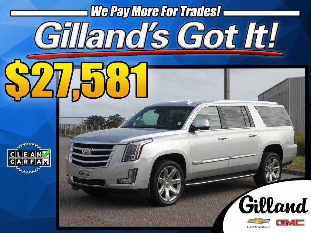 used 2018 Cadillac Escalade ESV car, priced at $27,581