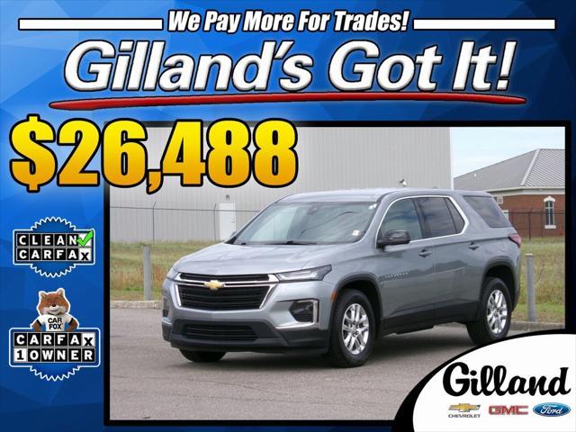used 2023 Chevrolet Traverse car, priced at $26,488