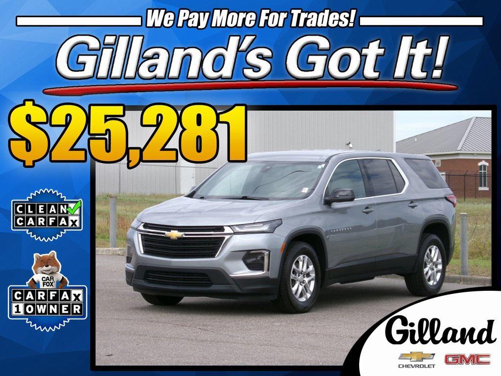 used 2023 Chevrolet Traverse car, priced at $25,281
