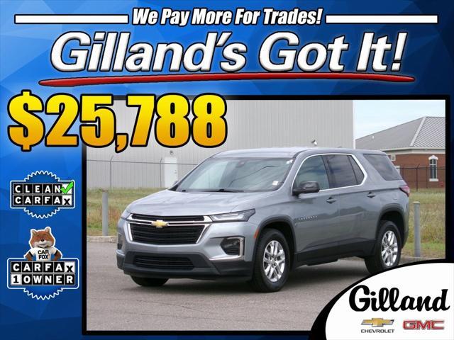 used 2023 Chevrolet Traverse car, priced at $25,788