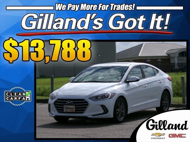 used 2018 Hyundai Elantra car, priced at $13,788