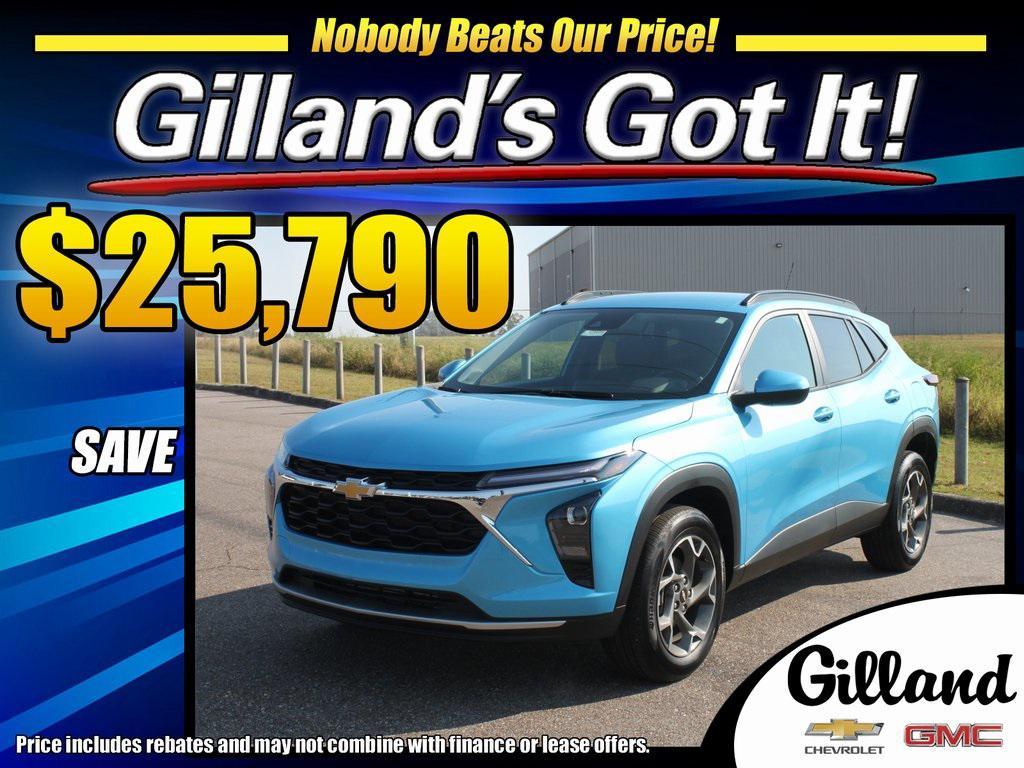 new 2025 Chevrolet Trax car, priced at $25,790