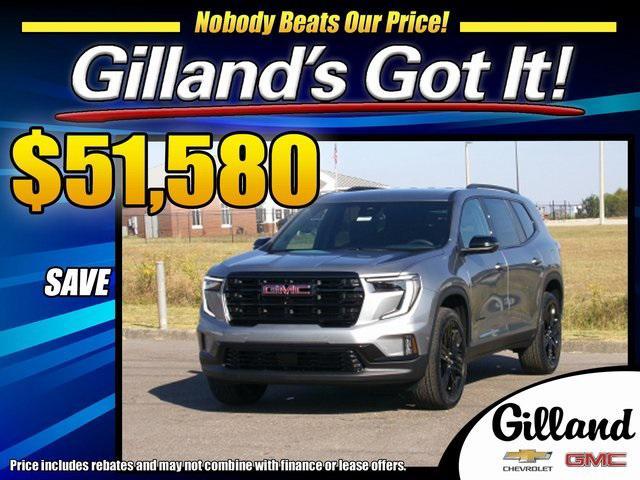 new 2024 GMC Acadia car, priced at $51,580