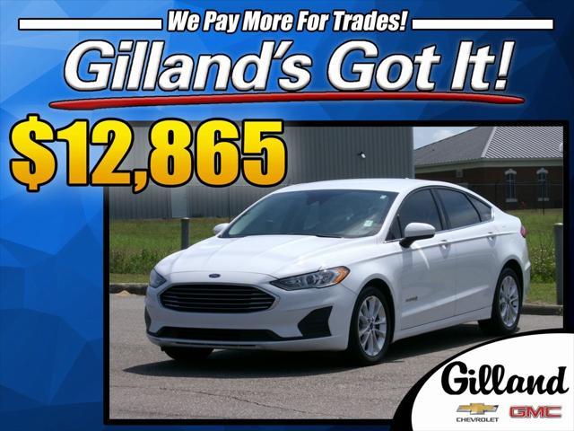 used 2019 Ford Fusion Hybrid car, priced at $12,865