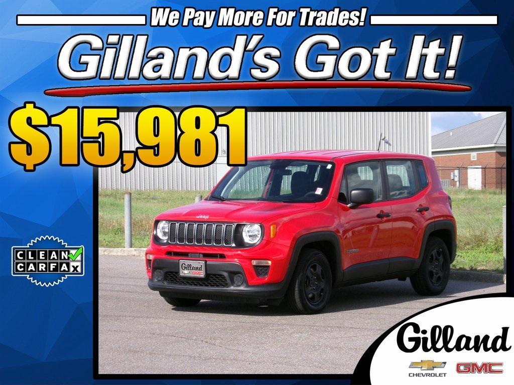 used 2019 Jeep Renegade car, priced at $15,781