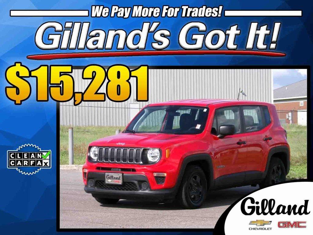 used 2019 Jeep Renegade car, priced at $15,281